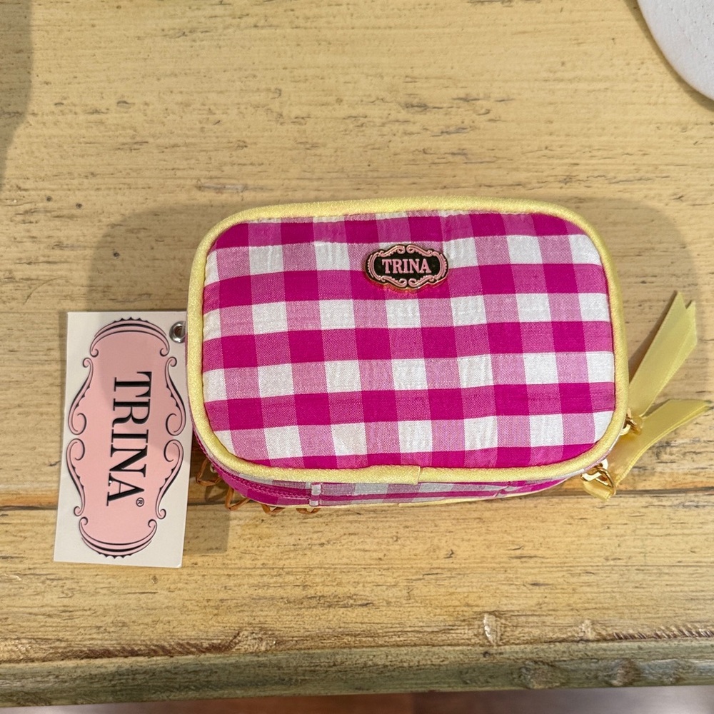 Trina Pink Checkered Mini Bag